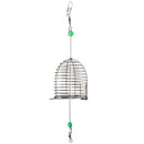 ZANLURE 10g Stainless Steel Wire Fishing Bait Lure Cage Fishing Trap Basket Feeder Holder