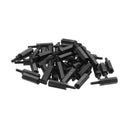 Suleve M2NH5 50pcs M2 Nylon Black Hex Screw PCB Standoff