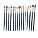 H&B Propylene Pigment 24 Colors Pigment 15 Nylon Painting Brush Palette Set Portable Nylon Packaging