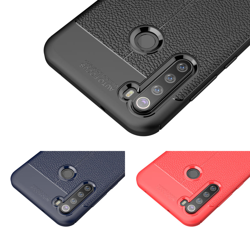 Bakeey Luxury Litchi Pattern Shockproof PU Leather Protective Case for Xiaomi Redmi Note 8
