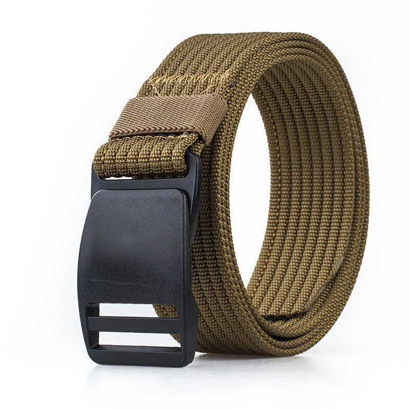 AWMN S03 125cm Belts Men Women Camouflage Military Tactical Belt Buckle Hanger Canvas Fabric Belt
