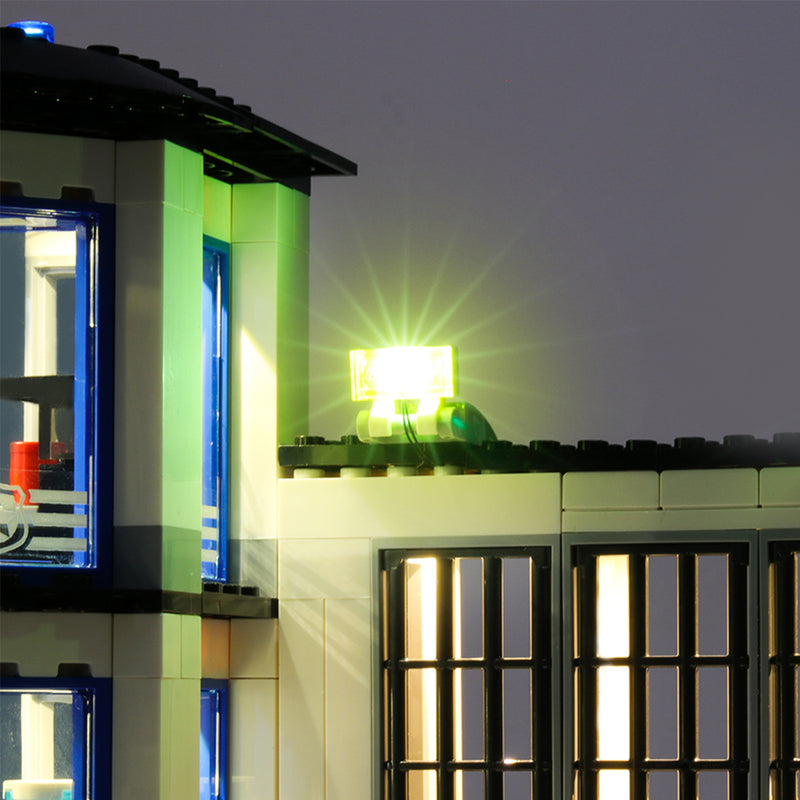 LED Light Lighting Kit ONLY For LEGO 60141 City Series Police Station Bricks Toy