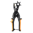 Punch Plier Leather Belt Round Hole Punch Eyelet Strap Revolving DIY Tool Heavy Duty