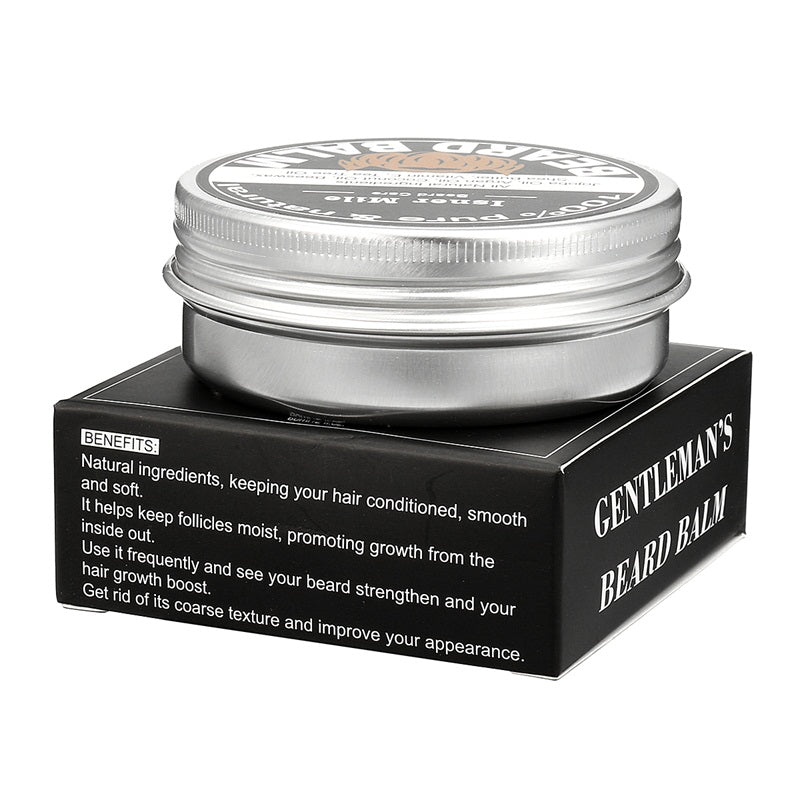 1 Set Shaving Tool Barber Oil Brush Comb Wax Balm for Men Barber Shop Home Use Razor Shaver