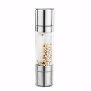 2 In 1 Stainless Steel Manual Pepper Salt Mill Grinder Spice Mill Kitchen Tool