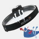 BORUiT B36 650LM XPG White Light+3030 Red Light Ultralight HeadLamp Outdoor Cycling Camping AAA Battery