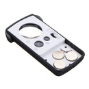 Mini Illuminated Jewelers Loupe Magnifier 30-90X w/LED UV Slide Light Glass Lens
