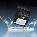 Solar Power 20 LED PIR Motion Sensor Waterproof Wall Light Outdoor Garden Security Lamp