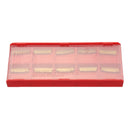 MGEHR1212-2 12 x 100mm CNC Lathe Turning Tool Holder with 10pcs MGMN200 Carbide Inserts