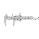 Mini 0-4cm Vernier Caliper Portable Measuring Ruler Key Chain For Woodworking Tool
