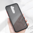 For Xiaomi Redmi Note 8 Pro Case Bakeey Armor Shockproof Anti-fingerprint Matte Translucent Hard PC&Soft TPU Edge Protective Case