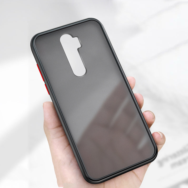 For Xiaomi Redmi Note 8 Pro Case Bakeey Armor Shockproof Anti-fingerprint Matte Translucent Hard PC&Soft TPU Edge Protective Case