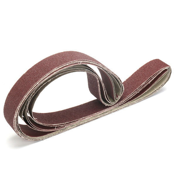 6pcs Mixed Grit Sanding Belts Set 2x72 Inch 36-150 Grit Abrasive Sanding Belts