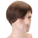 Claybank Men Short Straight Hair Natural Looking Wig