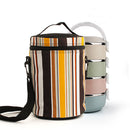 Thermal Insulated Stripe Cooler Bag Outdoor Extra Large Picnic Lunch Box BBQ Pack Accessories