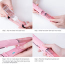 XIAOMI YUELI Hair Straightener Vapor Steam Curler Mini Portable Less Hair Damage 5 Levels Adjustable Temp for Traveling Home