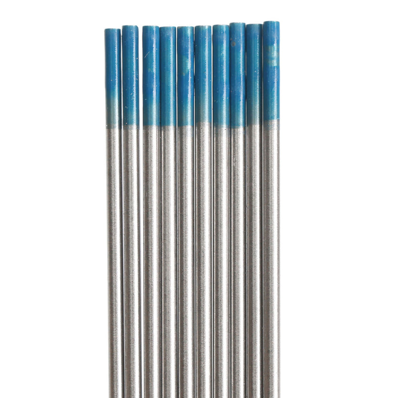 10pcs Tungsten WL20 2 Percent Lanthanated Blue Tip TIG Electrode 1.6mmx175mm Weld Welding Machine Accessories