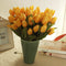 6 Colors Artificial Tulip Fresh Simulation Tulip Flowers Single Head PU Home Decor
