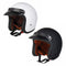 Black/White ABS Motorcycle Vintage Helmet Open Face