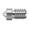 3Pcs 0.6mm Titanium Alloy M6 Thread Nozzle for 3D Printer