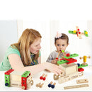 Simulation Repair Toolbox Tool Wooden Drill Screwdriver House Play Children Toys