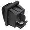 Black Waterproof 4Pin 2Position Circuits DPST ON-OFF Rocker Switch 16A 250V AC