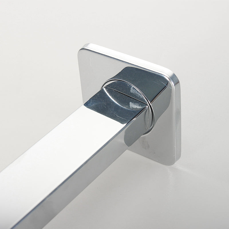 40cm Square Wall Mount Shower Extension Arm with Flange for Bathroom Shower Head