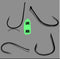 ZANLURE Japanese High Carbon Steel Fishing Hooks High Elasticity Fishing Tackle