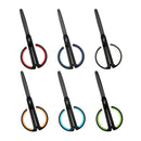 Fizz FZ212003 Anti-Stick Scissors With Scale Stationary Scissor Household Diy Rounded Cutter Head