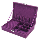 Jewelry Case Ring Earring Necklace Trinket Organizer Display Storage Box