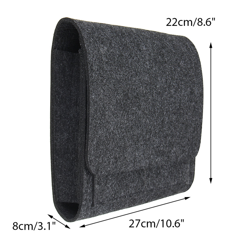 Felt Bedside Caddy Storage Bed Organizer Storage Phone Magazine TV Remote Control Holder Bag