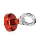 Effetool 25mm 22kg Neodymium Recovery Magnet Metal Detector Circular Eyebolt Magnet Red/Yellow/Blue