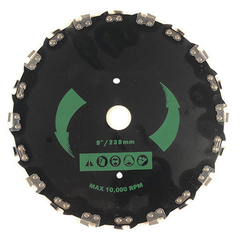 9 Inches Chain Saw Tooth Brush-Cutter Grass Lawnmower Blades Heavy Duty for Gas Electric Trimmer