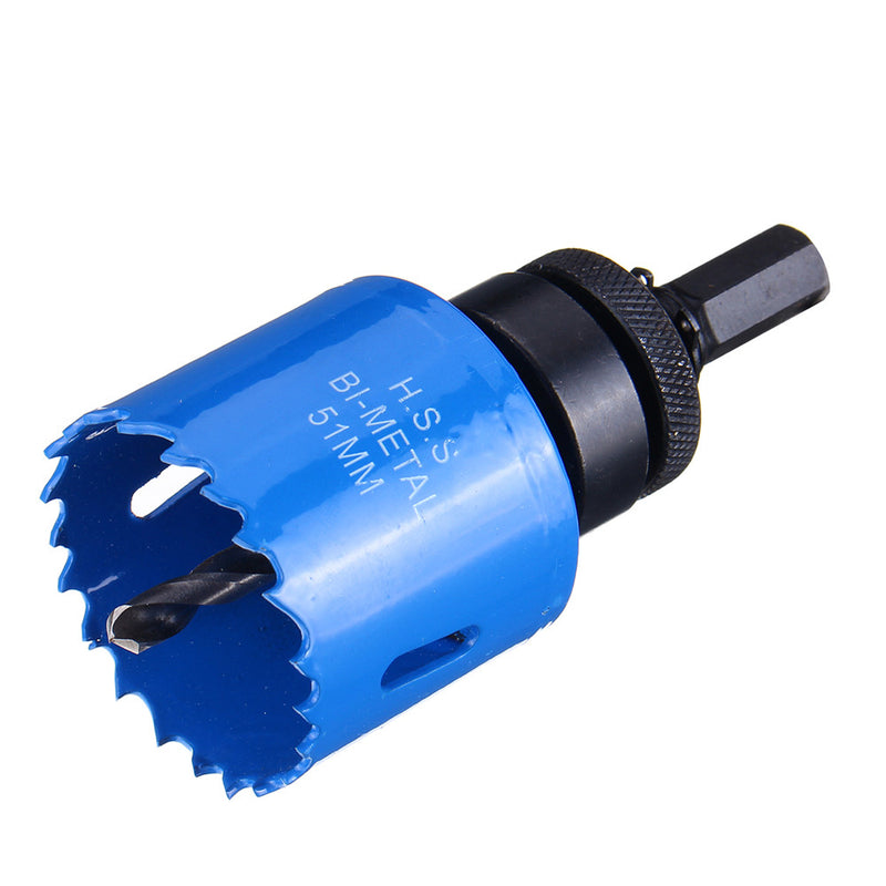 38-114mm Bi Metal Hole Saw General Purpose Cutter Drill Bits Tool Plumbers Kit