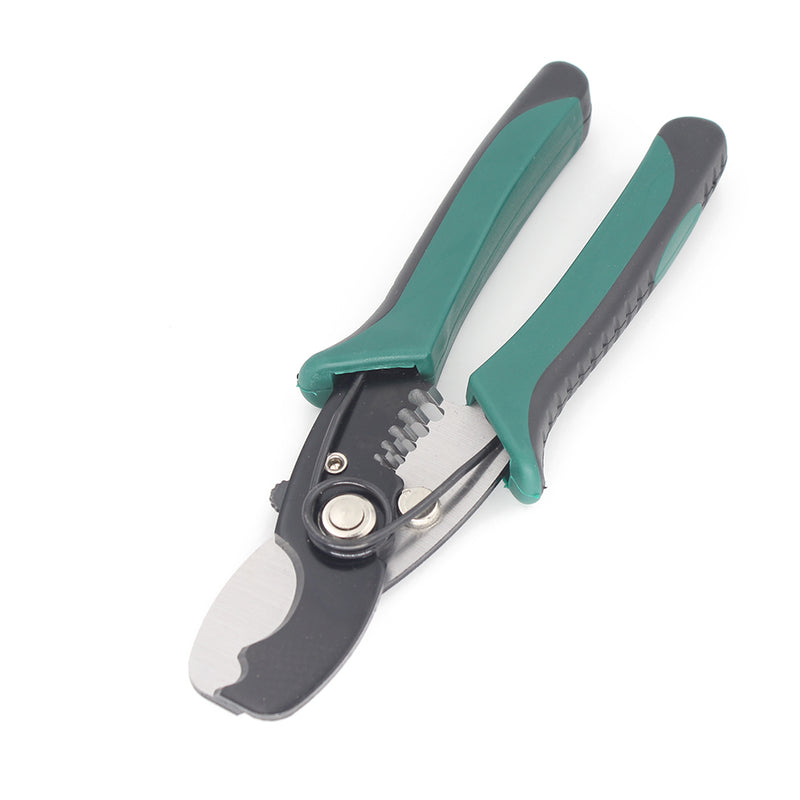 TUOSEN 8inch Wire Stripper Cable Cutting Scissor Stripping Pliers Cutter 1.6-4.0mm Hand Tools