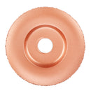 Drillpro 4-1/2 Inch Tungsten Carbide Coating Wood Carving Disc Shaping Disc for Angle Grinder