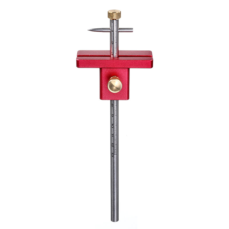 Aluminum Alloy Woodworking Linear Scriber Tool DIY Scribe Tool Pin Line Drawing Marking Tool
