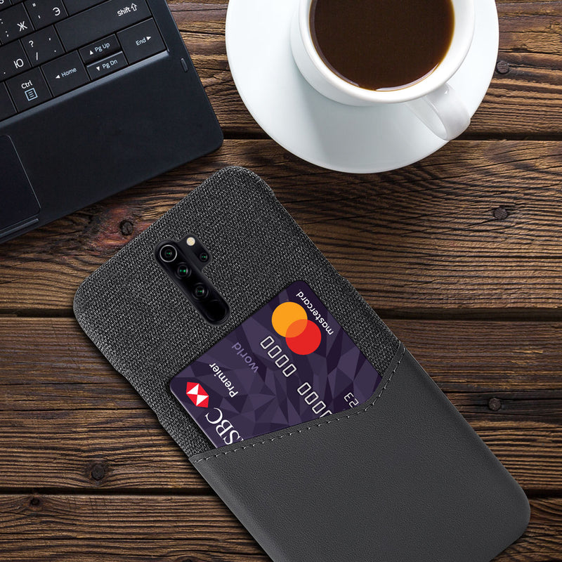 Bakeey Luxury PU Leather Cloth With Card Slot Shockproof Anti-scratch Back Cover Protective Case for Xiaomi Redmi Note 8 Pro