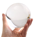 4 Inch Clear Round Glass Artificial Crystal Ball Sphere Decorations Christmas Gift