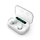M7 Digital Display TWS Wireless Stereo In-ear Headphone Waterproof Sport Earphone for Mobile Phones