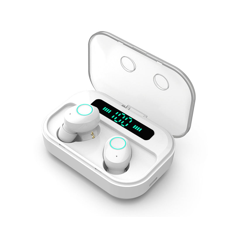 M7 Digital Display TWS Wireless Stereo In-ear Headphone Waterproof Sport Earphone for Mobile Phones