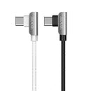 HOCO U42 90 Degree Exquisite Steel Type C Charging Data Cable For Tablet Smartphone 1.2M