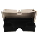 Car Front Sun Glasses Case Box Holder Plastic Storage Box Beige for BMW X5 X6 F15 F16 2014-2017