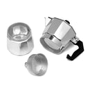 50 / 100 / 150 / 450ml Silver Aluminum Octagonal Mocha Coffee Pot Cup Percolator Maker Tea Pot