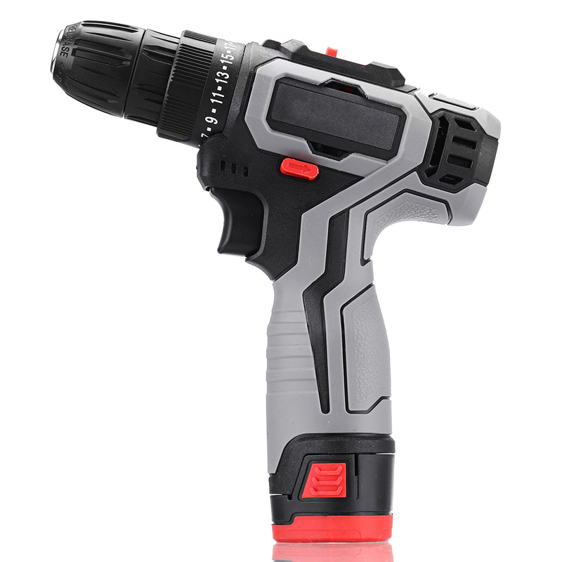 42/18V/12VF Rechargeable Impact Drill 25 Gear Lithium Hand Drill Driver Dual Speed Electric Screwdriver