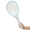 Electric Bug Zapper Racket Mosquito Fly Swatter Killer Insect Rechargeable With LED Lamp