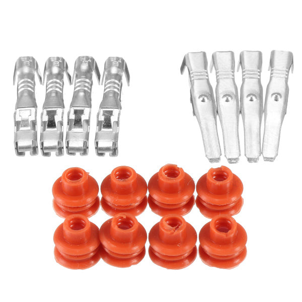 2PCS H8 H9 H11 880 881 Female Bulb Terminals Connectors Male HID Xenon Light Socket Plug Set