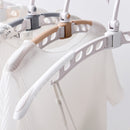 IPRee Magic Retractable Folding Cloth Hanger Portable Anti-slip Clothing Storage Drying Racks