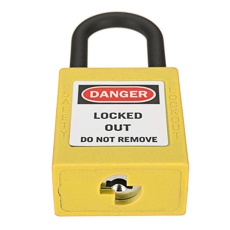 ABS Steel Lock Keyed-Alike Message Padlock Sets Plastic Security Industry Padlock