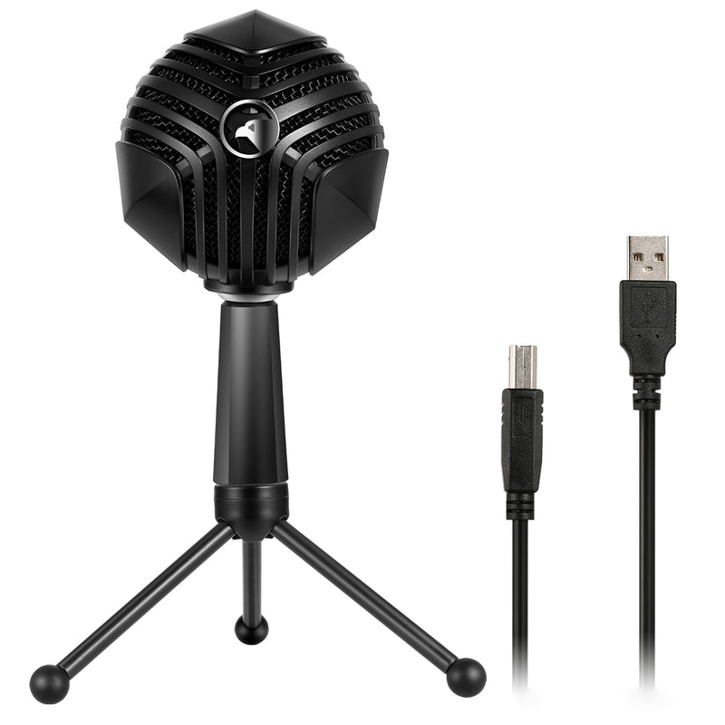 Yanmai GM-888 USB Wired Cardioid Condenser Microphone with Tripod